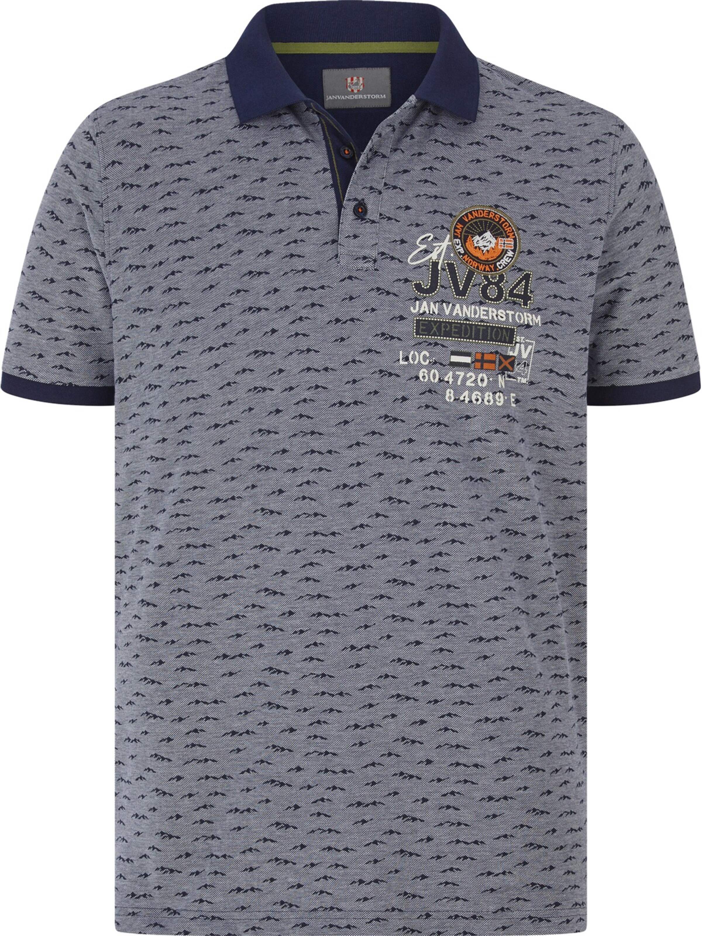 Jan Vanderstorm Shirt 'Halvesen' in Blue: front