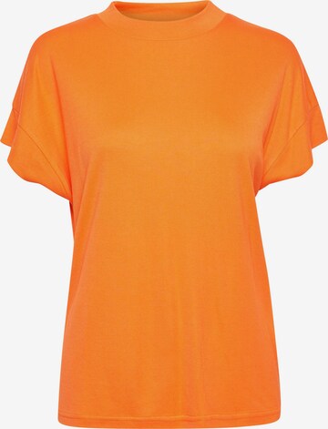 T-shirt b.young en orange : devant