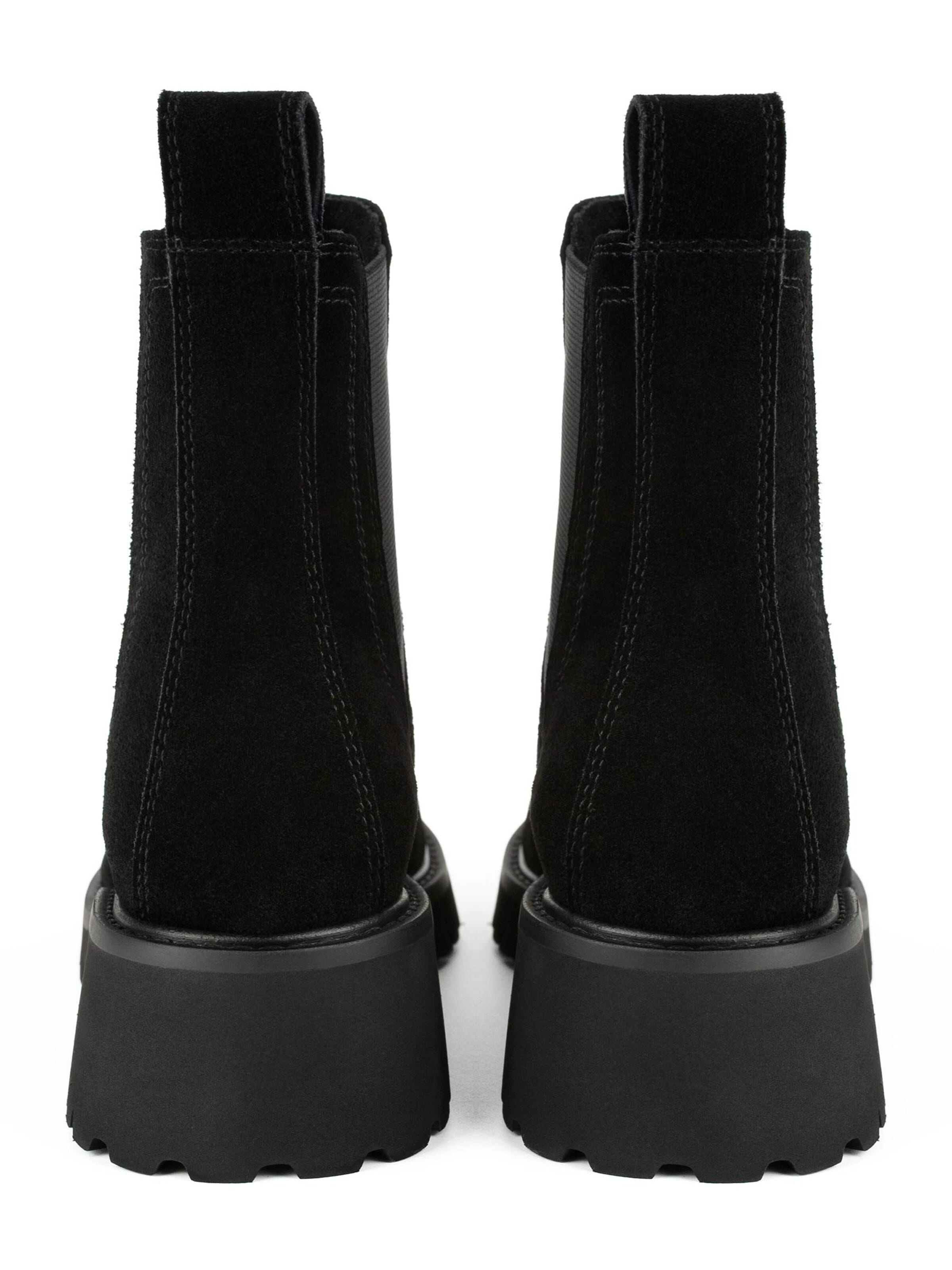 L37 HANDMADE SHOES Enkellaarsje 'FROM THE BEST' in Zwart