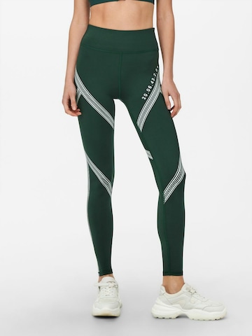 ONLY PLAY Skinny Sportbroek 'SHY' in Groen