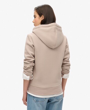 Superdry Sweatvest 'Luxe' in Beige