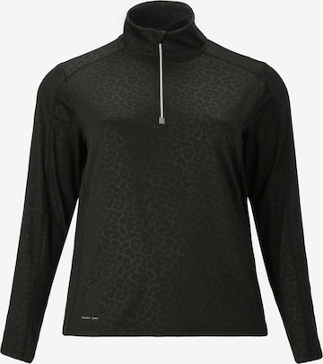 Q by Endurance Athletic Sweater 'Pella' in Black: front