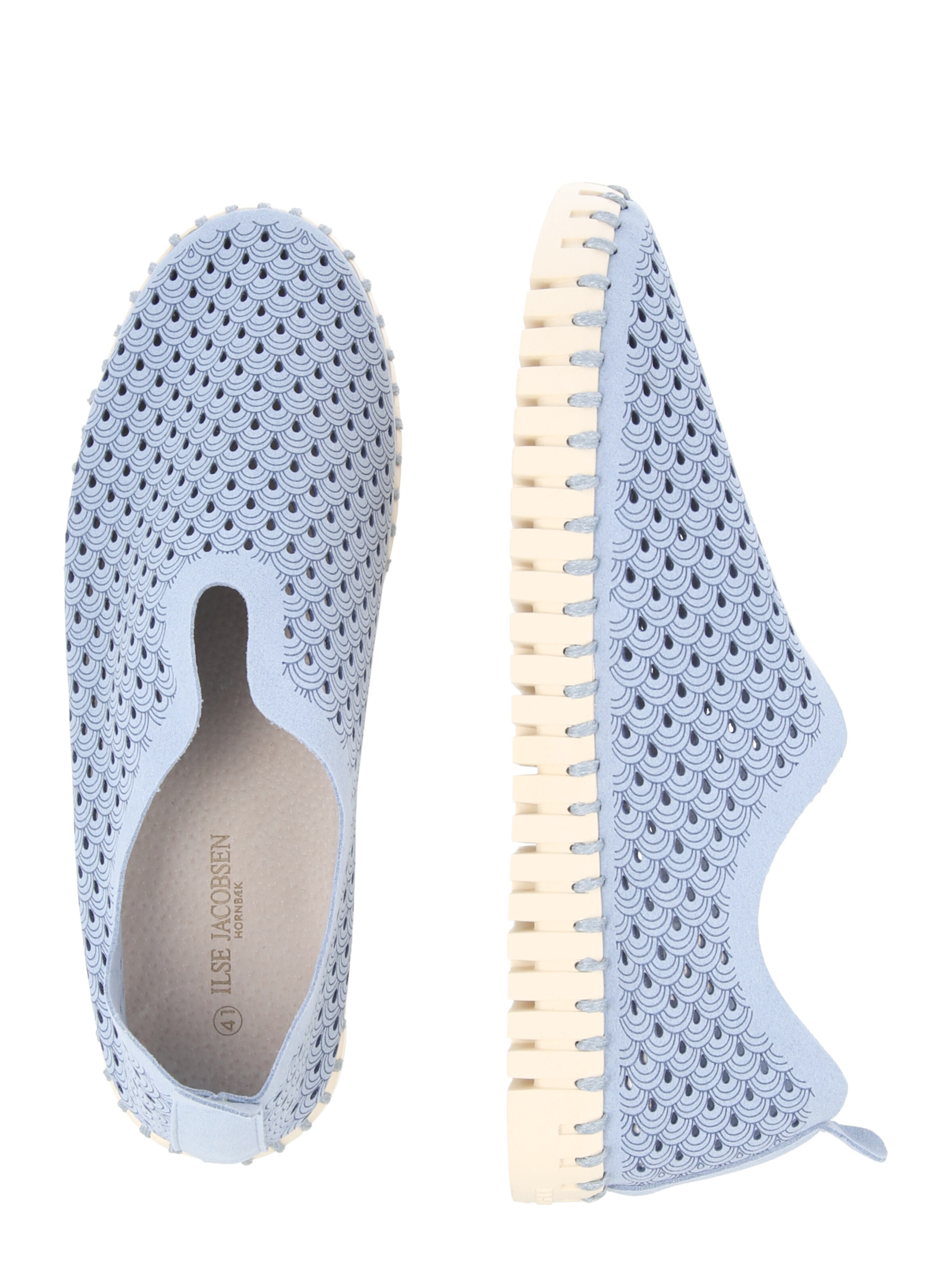 Scarpa slip-on 'FLATS' di ILSE JACOBSEN in blu