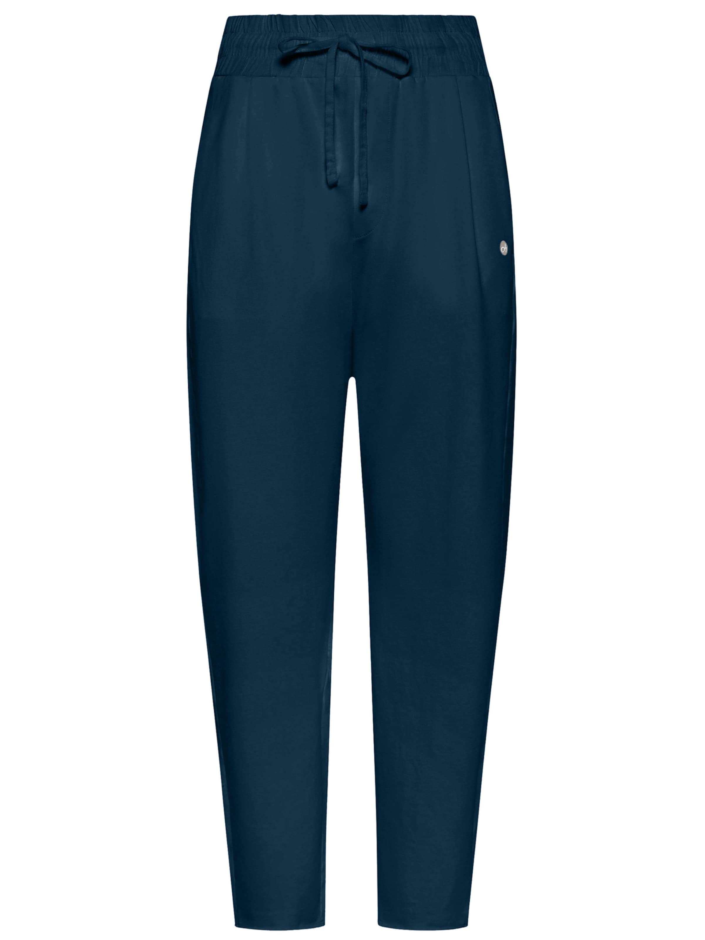 DEHA Pleat-Front Pants in Blue: front