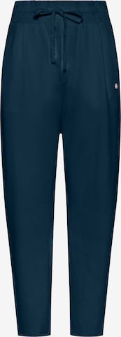 DEHA Pleat-Front Pants in Blue: front