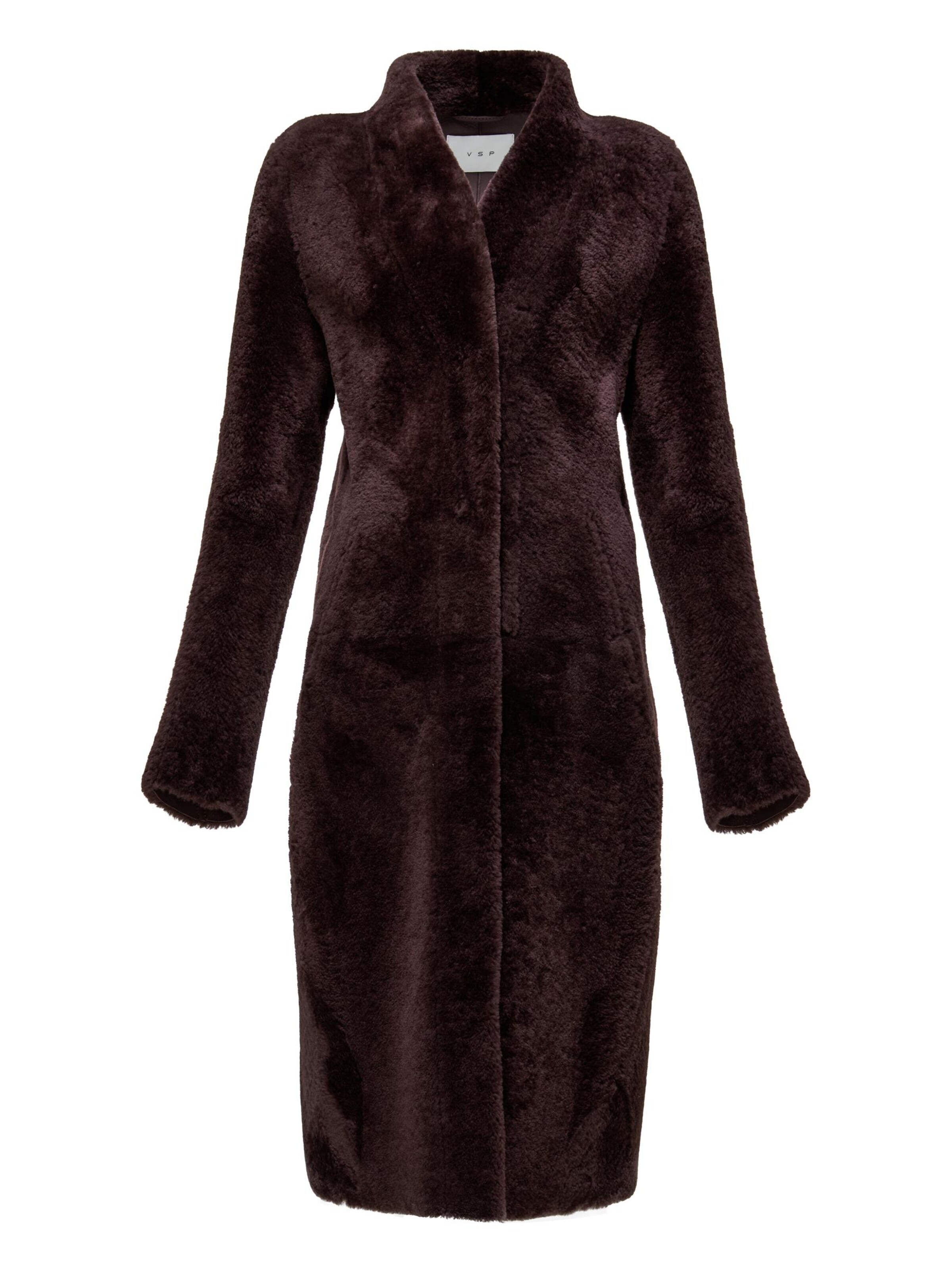 V S P Winter coat 'Flores' in Red: front