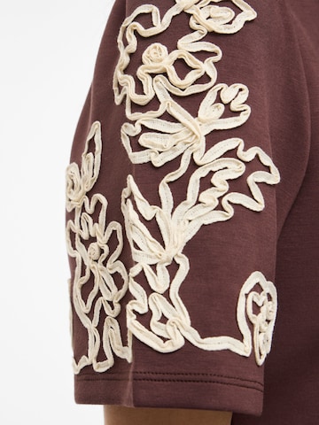 VILA Sweatshirt 'VIMia' i brun