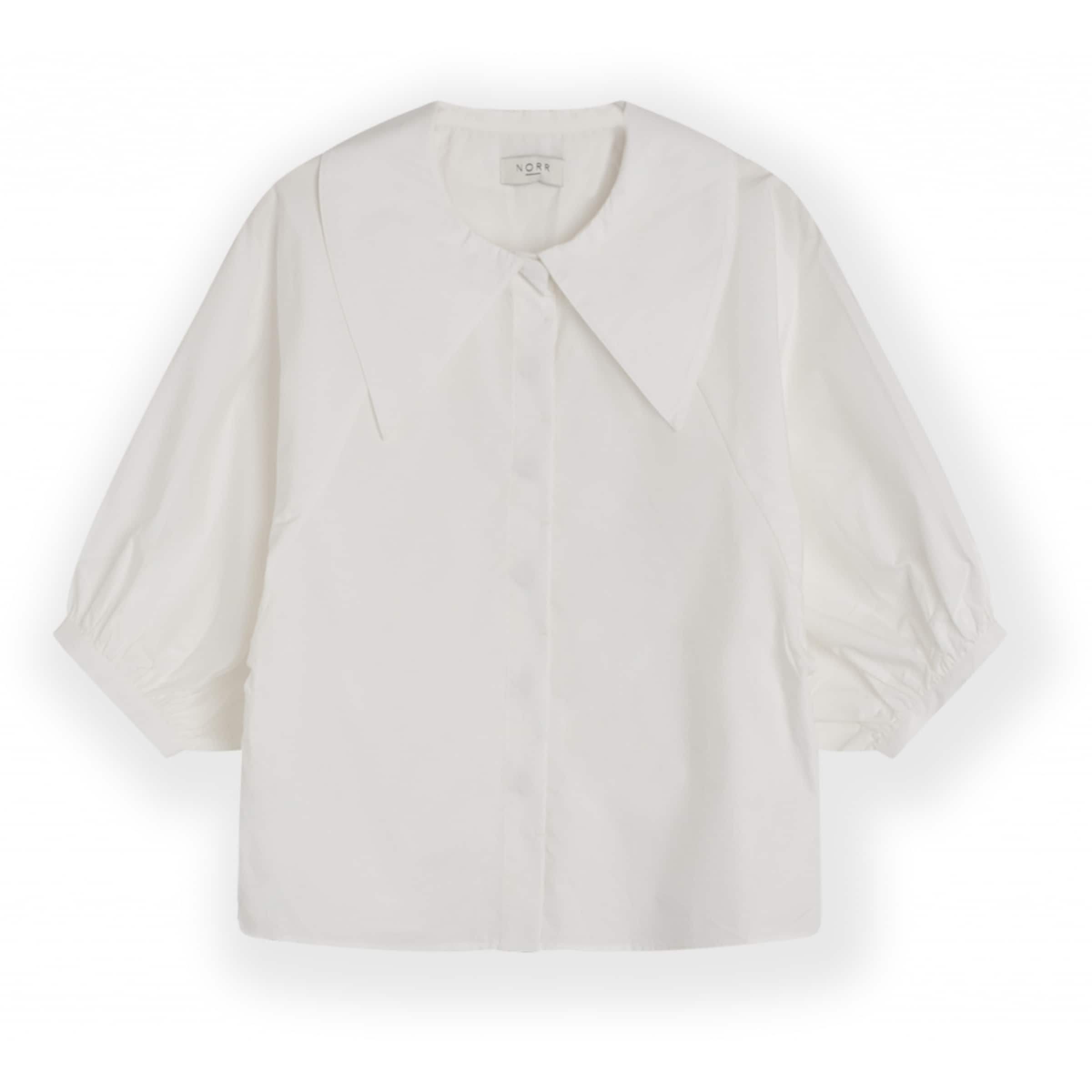 NORR Blouse in White: front