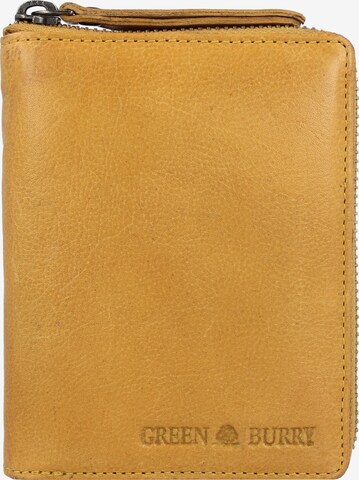 GREENBURRY Wallet in Yellow: front