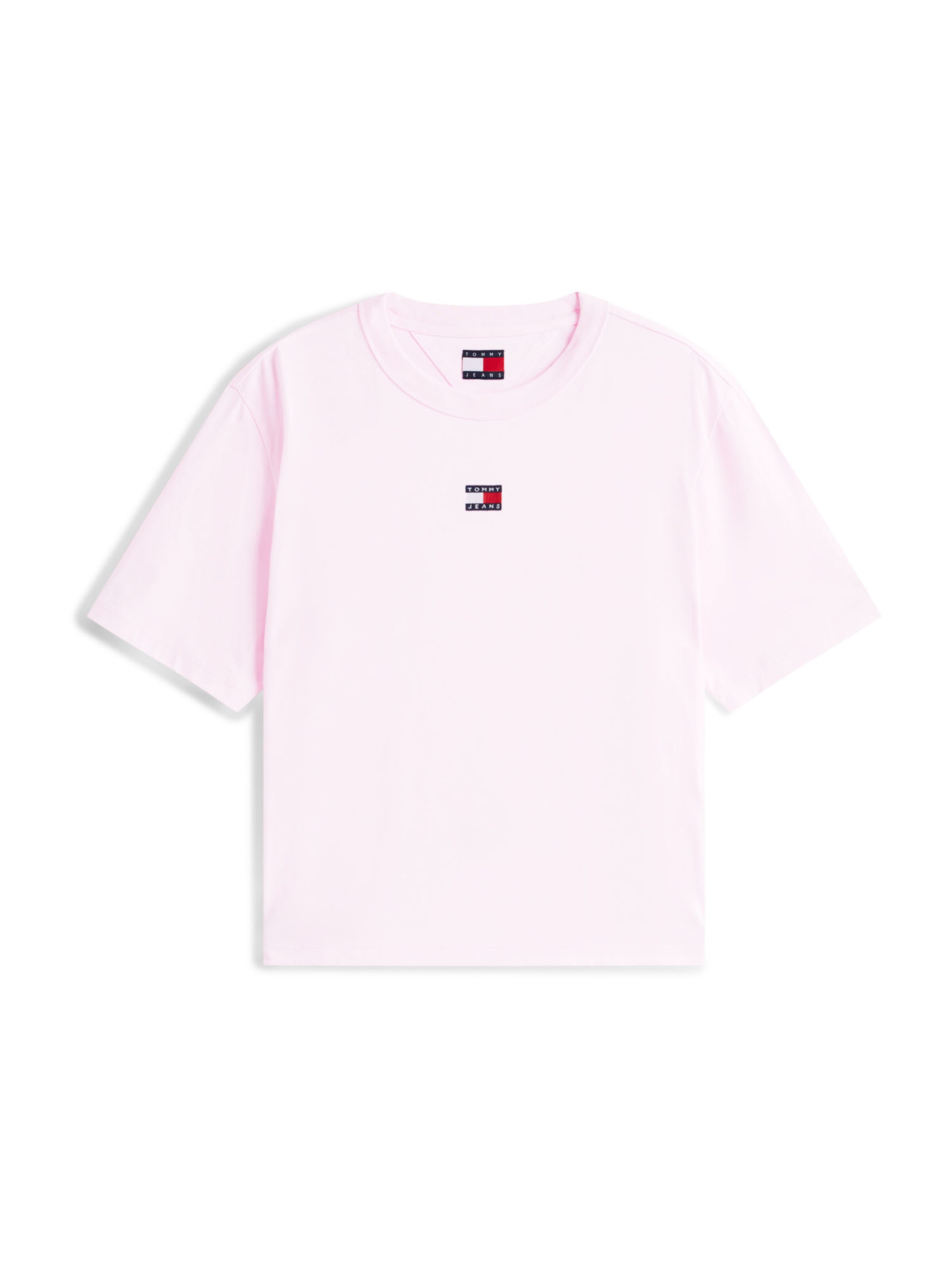 Maglietta di Tommy Jeans in rosa: frontale
