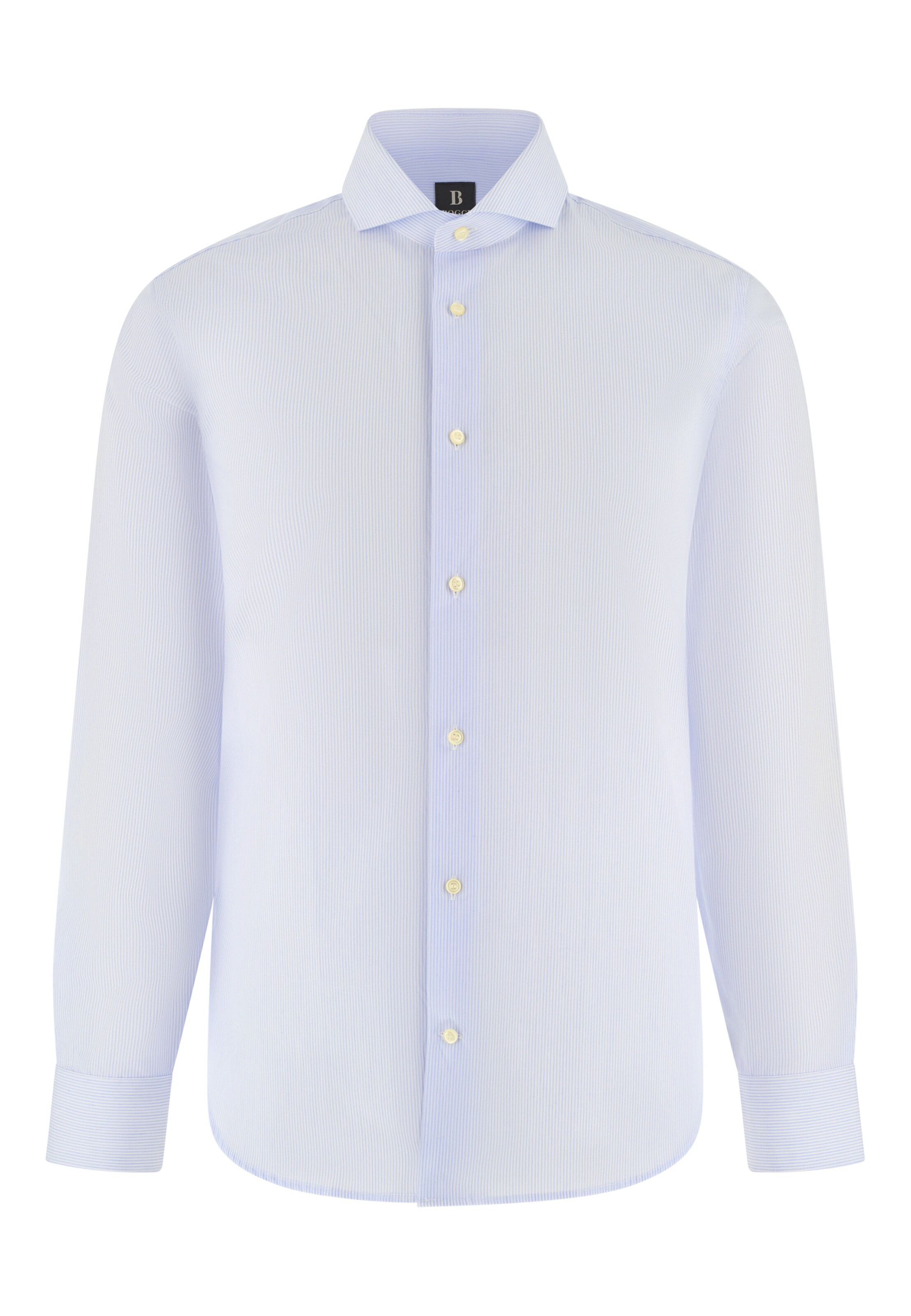 Boggi Milano Hemd in hellblau / weiß, Produktansicht