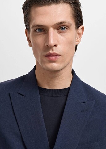 MANGO MAN Regular fit Suit Jacket 'Monaco' in Blue