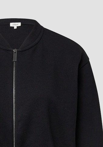Veste de survêtement s.Oliver en noir