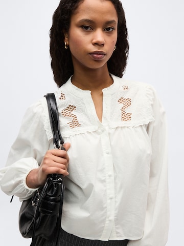 Gina Tricot Bluzka w kolorze biały