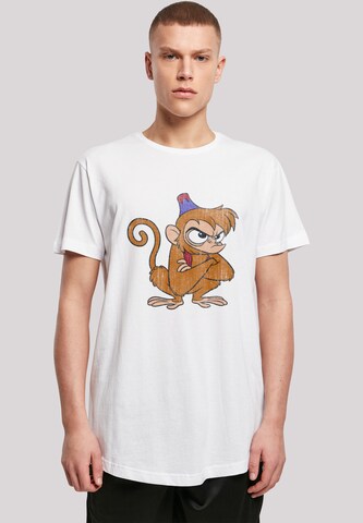 F4NT4STIC Shirt 'Disney Aladdin Classic Angry Abu' in Wit: voorkant