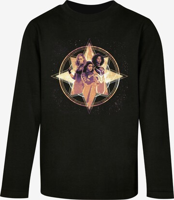 ABSOLUTE CULT Shirt 'The Marvels - Cosmic Star Trio' in Schwarz: predná strana