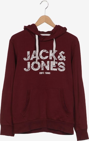 JACK & JONES Kapuzenpullover M in Rot: predná strana