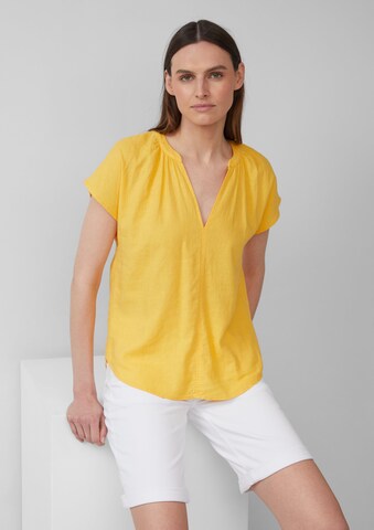 s.Oliver Bluse in Gelb: Vorderseite