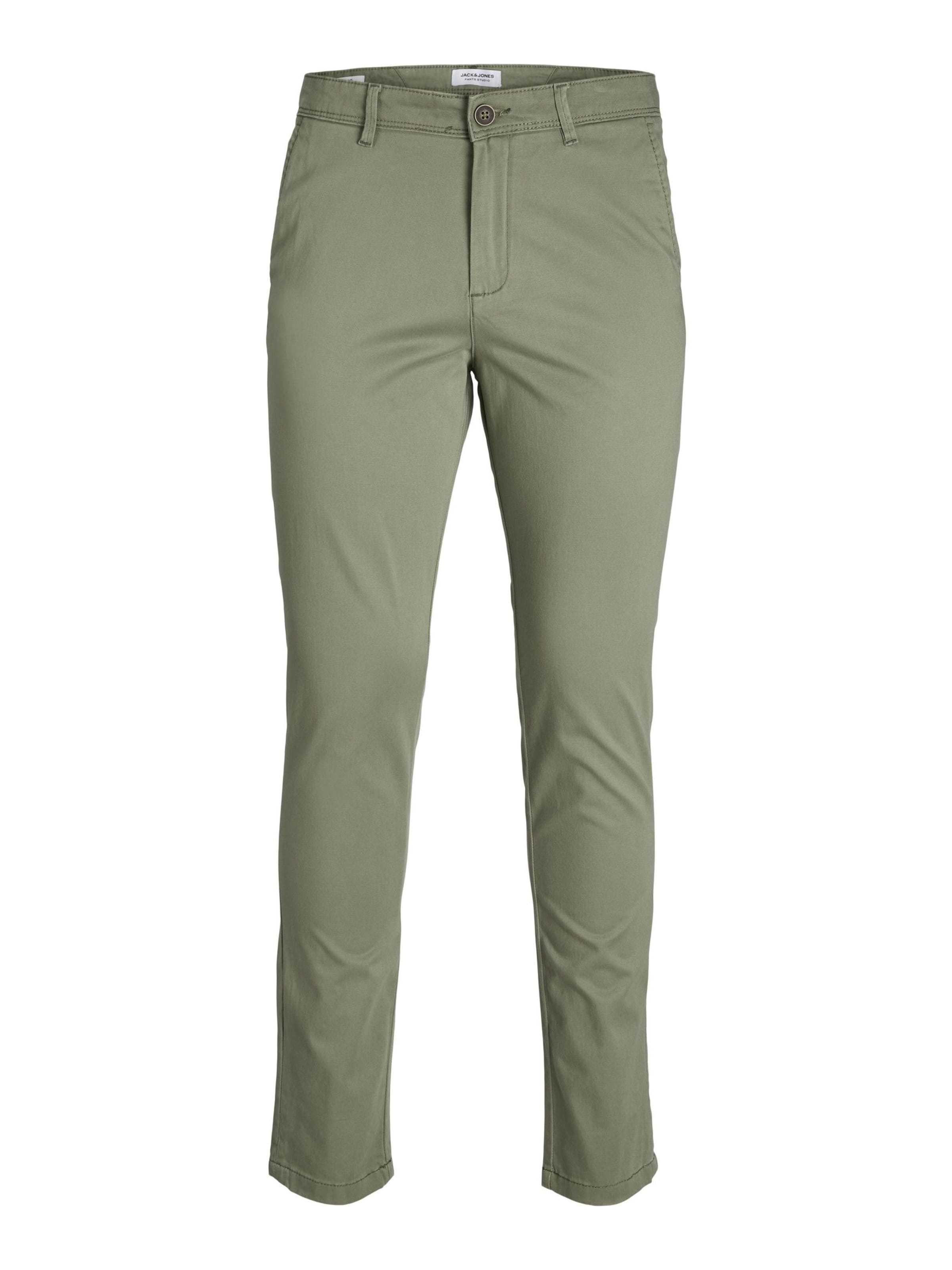 JACK & JONES - Pantalón chino 'JJIMarco JJBowie' en verde: frente