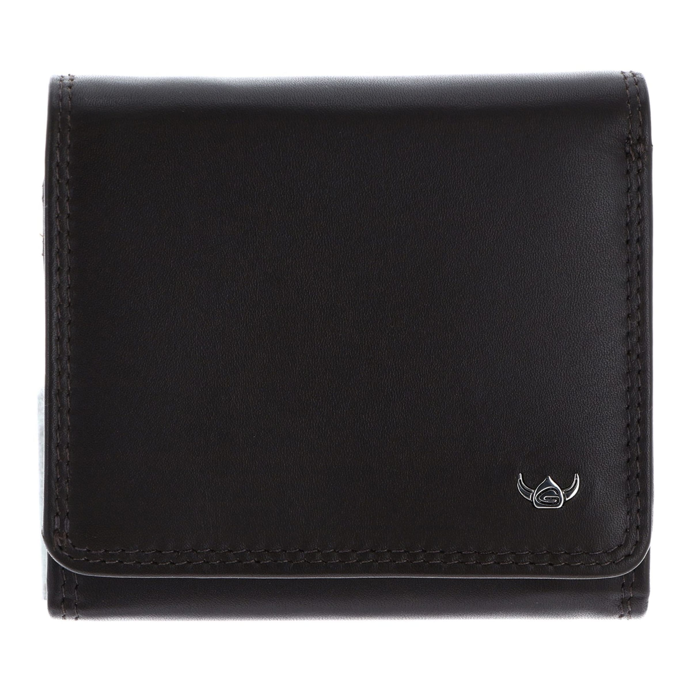 Porte-monnaies 'Polo' GOLDEN HEAD en marron : devant