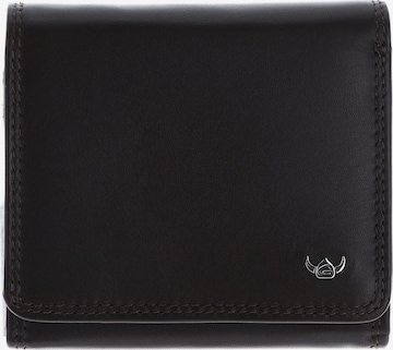 Porte-monnaies 'Polo' GOLDEN HEAD en marron : devant