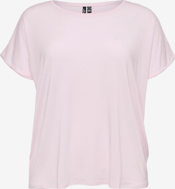 T-shirt 'MAYA' Vero Moda Curve en rose : devant