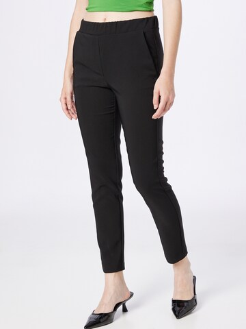 IMPERIAL Slim fit Pants in Black: front