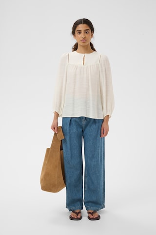 Chemisier 'LINNISIW' InWear en blanc