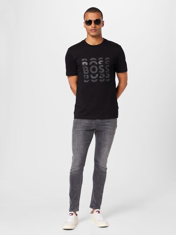 BOSS Black - Camisa 'Tiburt 414' em preto