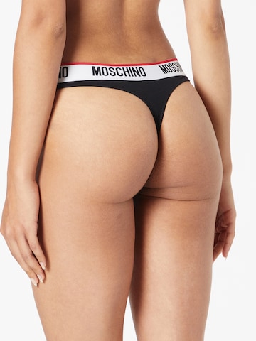 String MOSCHINO en noir