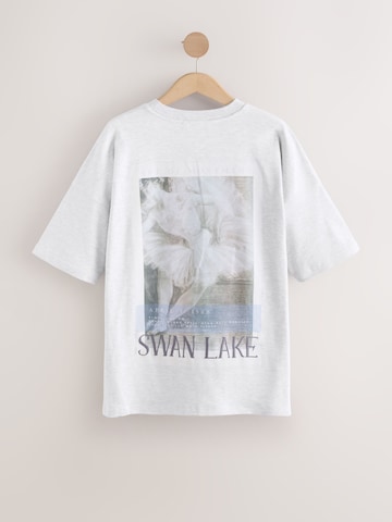 Next T-Shirt 'Ballet Graphic Swan Lake' in Grau