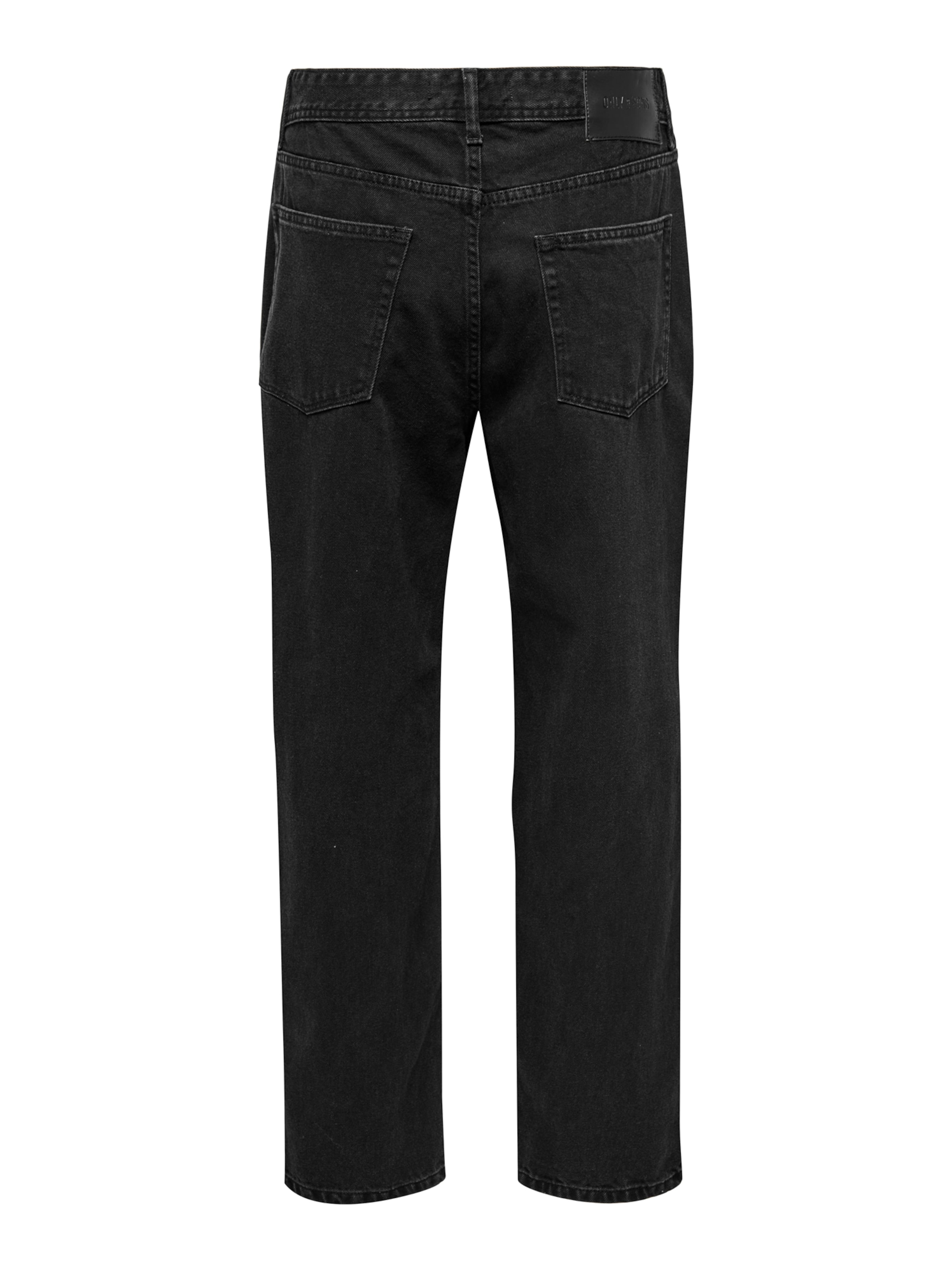 Only & Sons Loosefit Jeans 'ONSFADE' in Schwarz