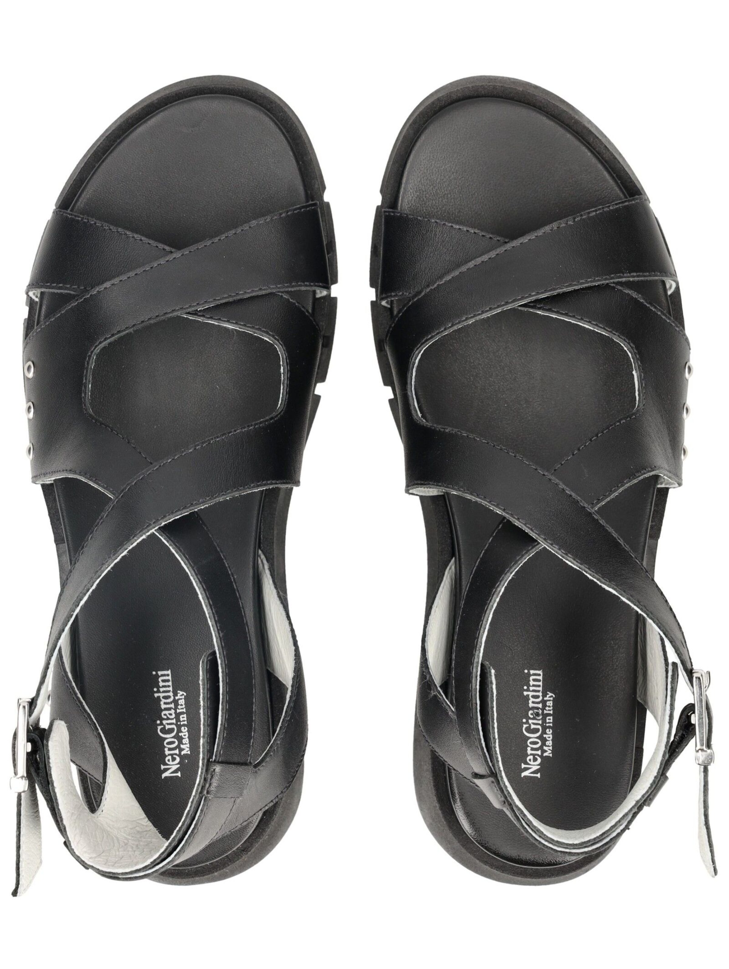 Sandales à lanières Nero Giardini en noir