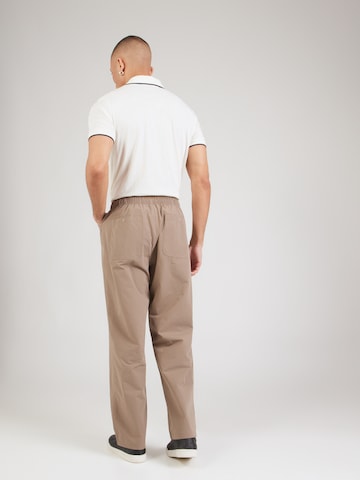 NORSE PROJECTS Lużny krój Spodnie 'Kvitfjell' w kolorze brązowy