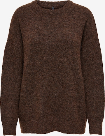 Pull-over 'AZU' ONLY en marron : devant