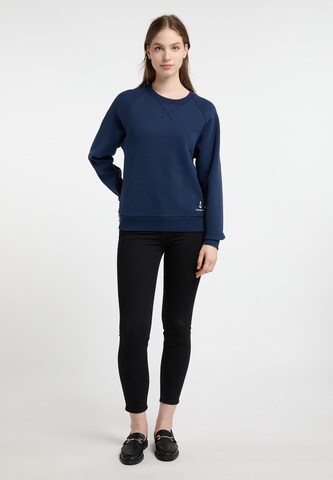 DreiMaster Maritim Sweatshirt 'Kilata' in Blauw