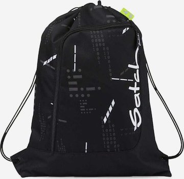 Satch Gym Bag in Black: front