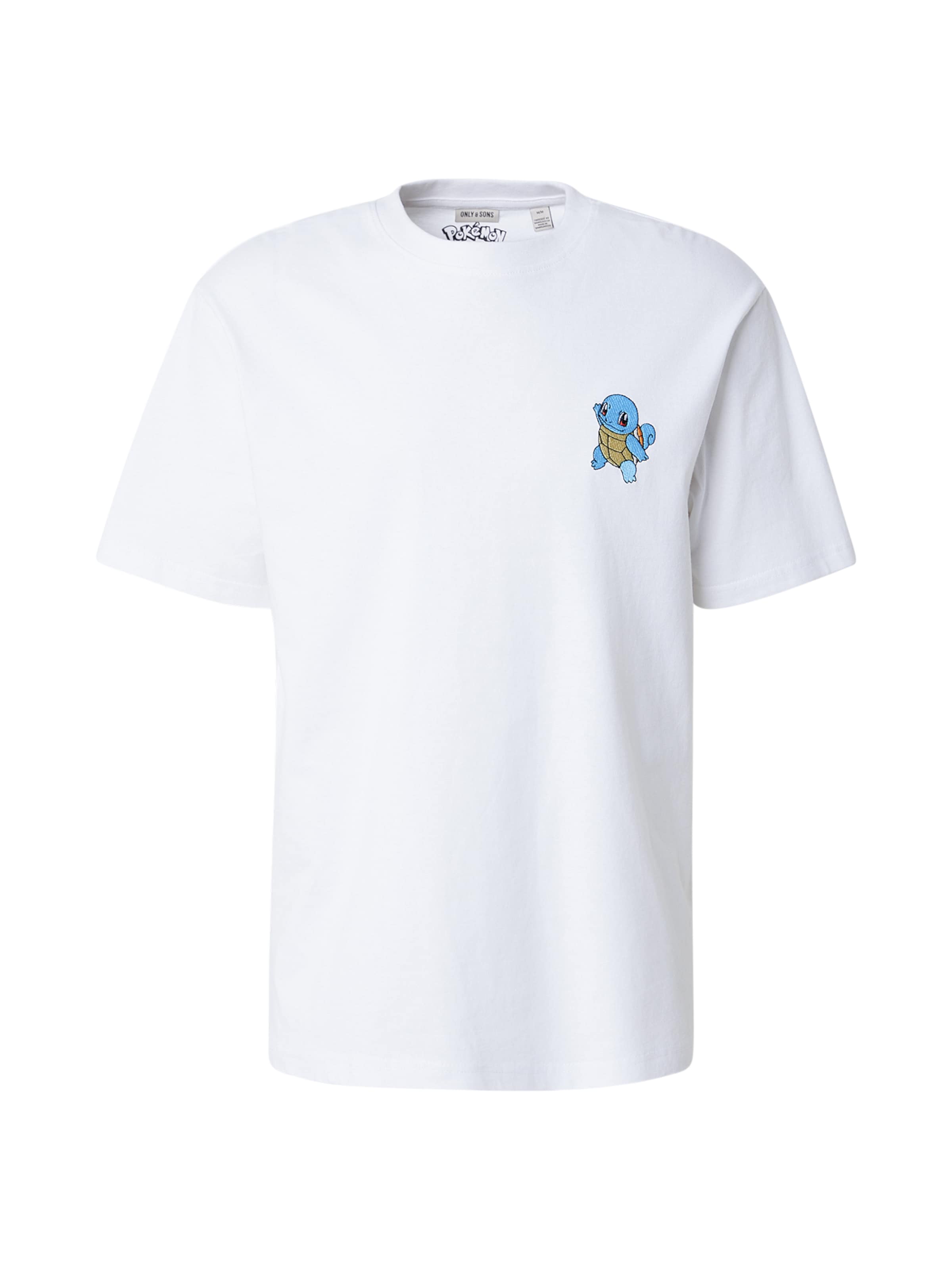 Only & Sons Paita 'ONSPOKEMON' värissä valkoinen: etupuoli