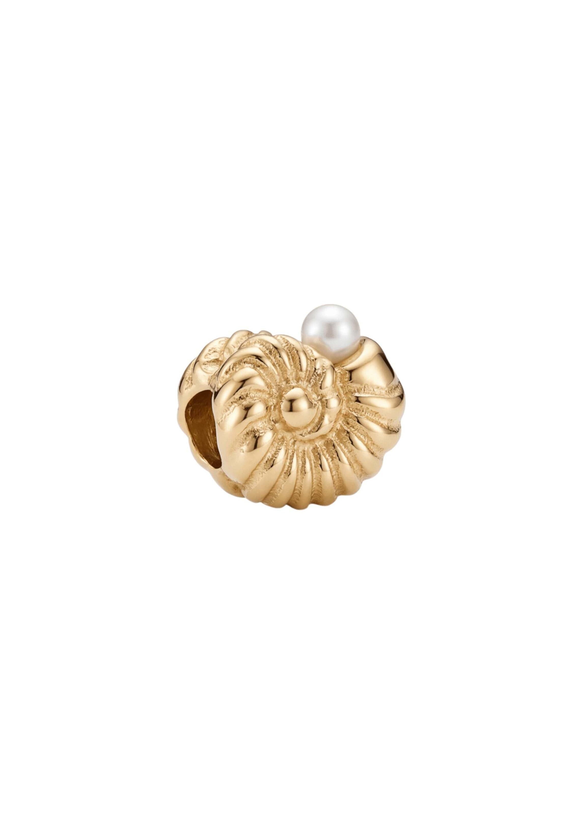 PURELEI - Colgante 'Nautilus' en oro: frente