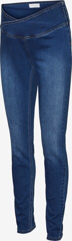 MAMALICIOUS - Skinny Jeggings 'Houston' en azul: frente