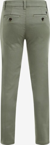 WE Fashion Slimfit Broek in Groen