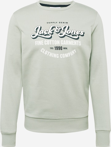 JACK & JONES Sweatshirt 'ANDY' in Grey: front