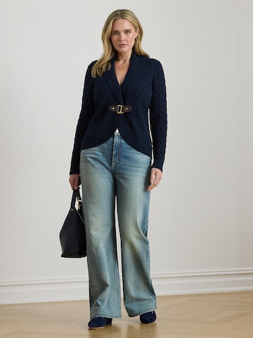 Geacă tricotată 'TAYSIR' de la Lauren Ralph Lauren Plus pe albastru