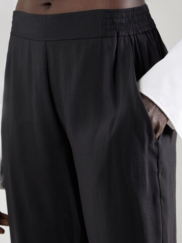 TAIFUN Wide Leg Hose in Schwarz