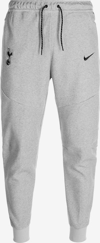 NIKE Tapered Workout Pants 'Tottenham Hotspur' in Grey: front