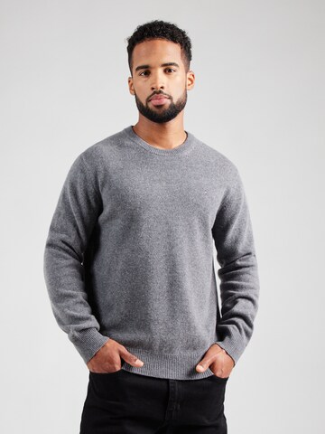 Hackett London Trui in Grijs: voorkant