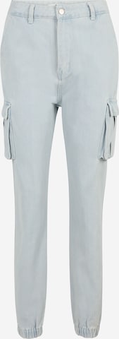 Dorothy Perkins Tall Tapered Cargo Jeans in Blue: front