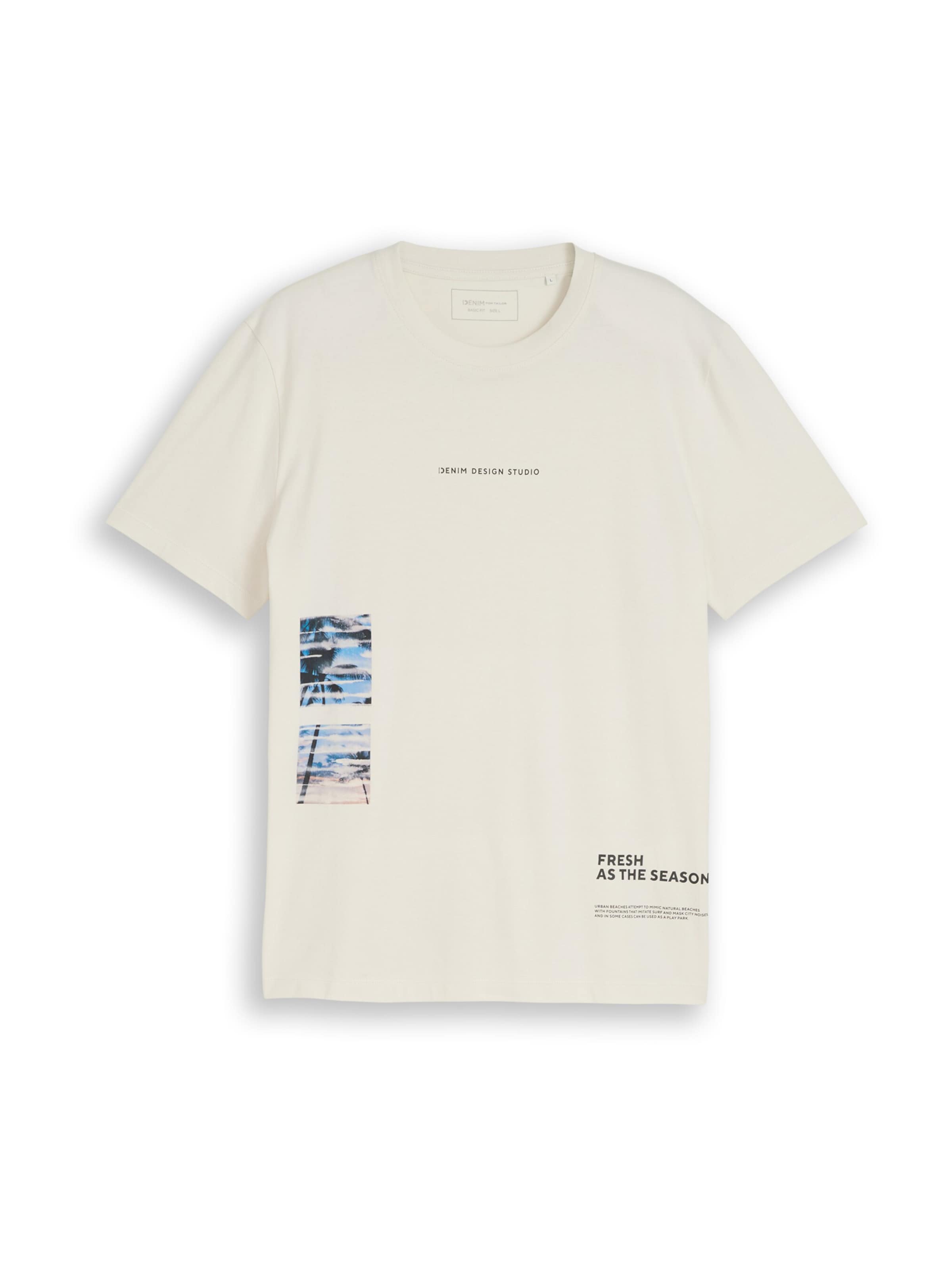 TOM TAILOR DENIM - Camiseta en gris: frente