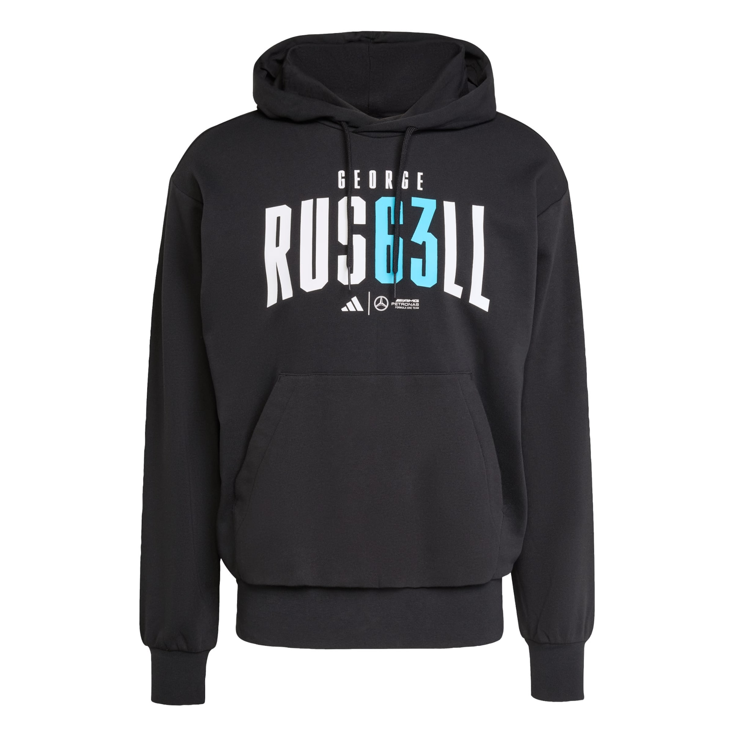 ADIDAS PERFORMANCE - Camiseta deportiva 'Mercedes - AMG Petronas Formula One Team George Russell' en negro