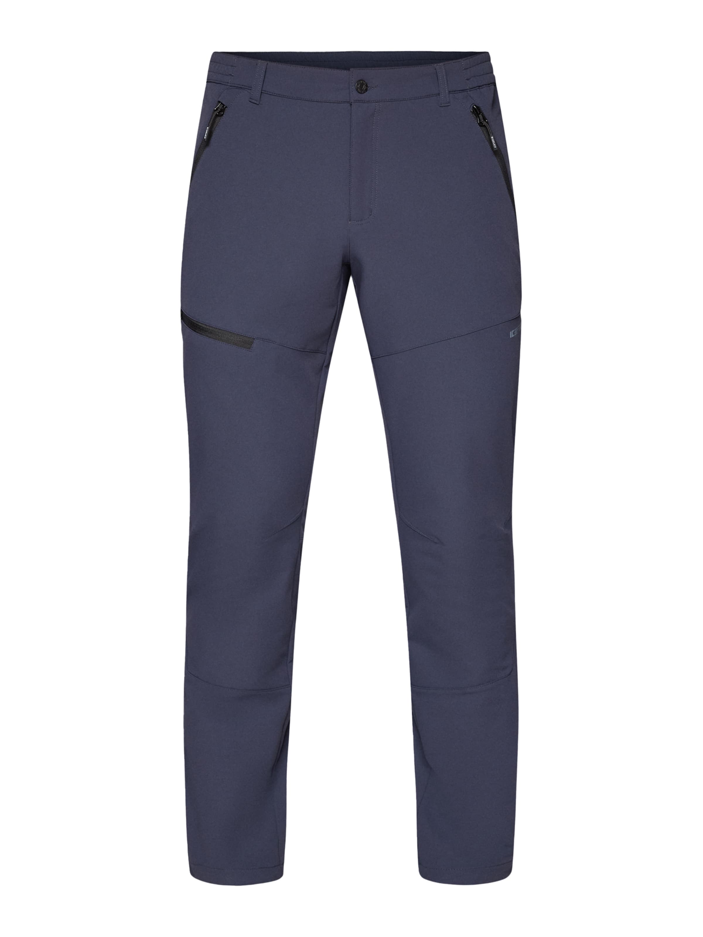 ICEPEAK Обычный Штаны в спортивном стиле в Синий: спереди